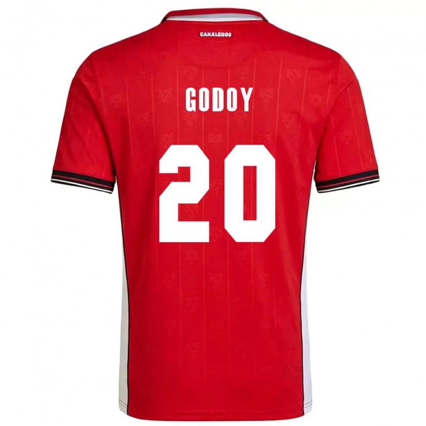 Danxen Mujer Camiseta Panamá Aníbal Godoy #20 Rojo Marrón Blanco 1ª Equipación 26-28 La Camisa México