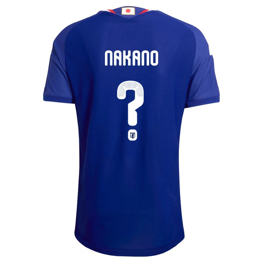 Danxen Mujer Camiseta Japón Haruto Nakano #0 Azul Blanco Rojo 1ª Equipación 26-28 La Camisa México