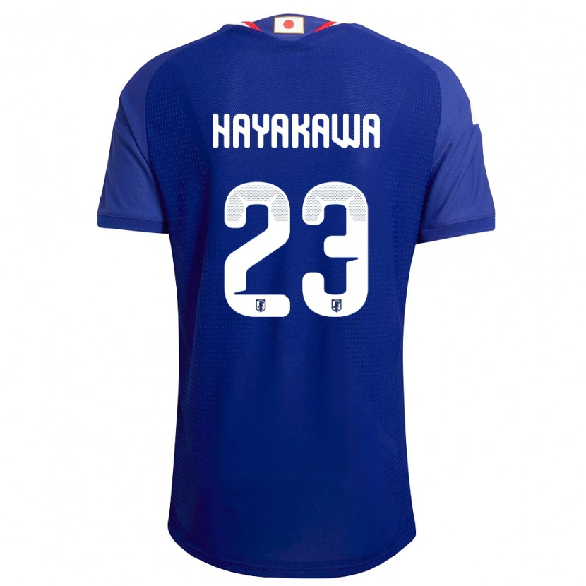 Danxen Mujer Camiseta Japón Tomoki Hayakawa #23 Azul Blanco Rojo 1ª Equipación 26-28 La Camisa México