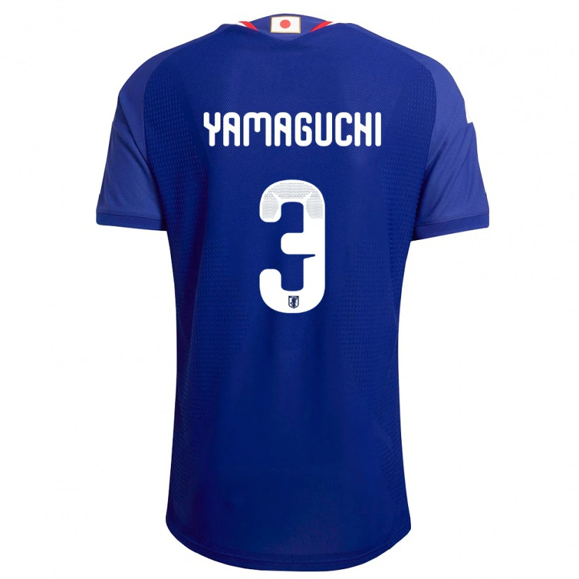 Danxen Mujer Camiseta Japón Gota Yamaguchi #3 Azul Blanco Rojo 1ª Equipación 26-28 La Camisa México