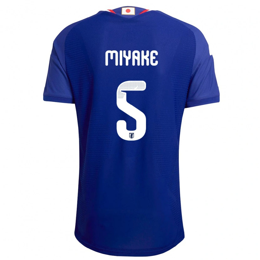 Danxen Mujer Camiseta Japón Shiori Miyake #5 Azul Blanco Rojo 1ª Equipación 26-28 La Camisa México