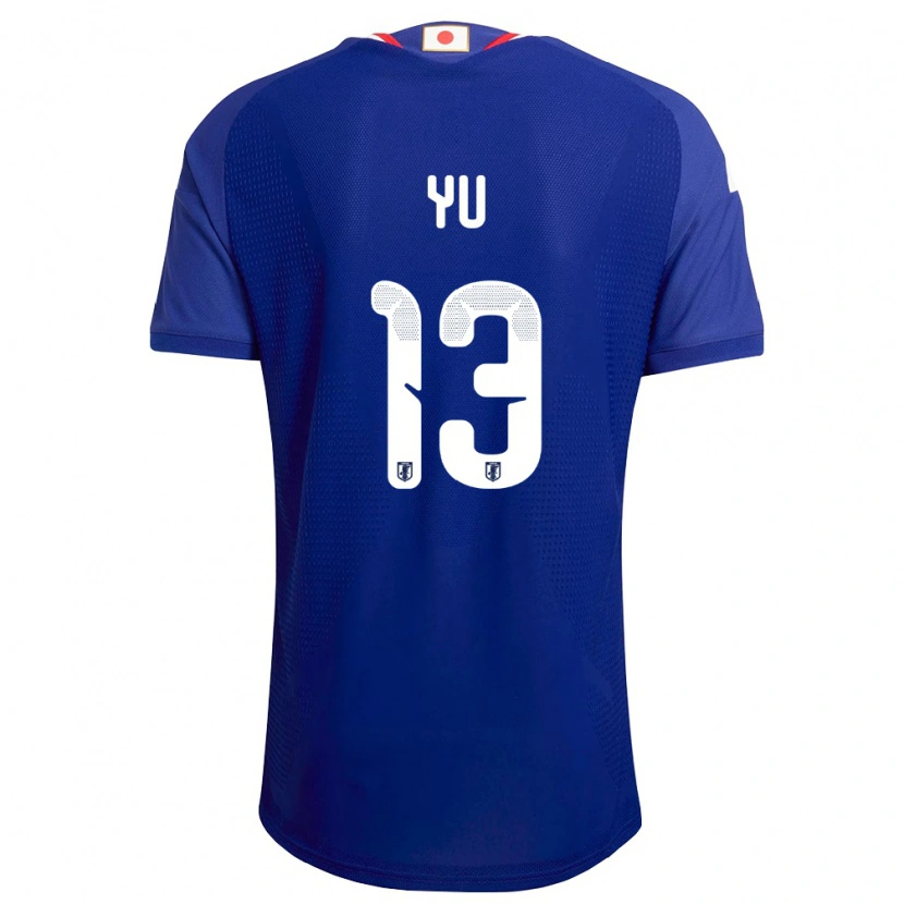 Danxen Mujer Camiseta Japón Yu Hirakawa #13 Azul Blanco Rojo 1ª Equipación 26-28 La Camisa México