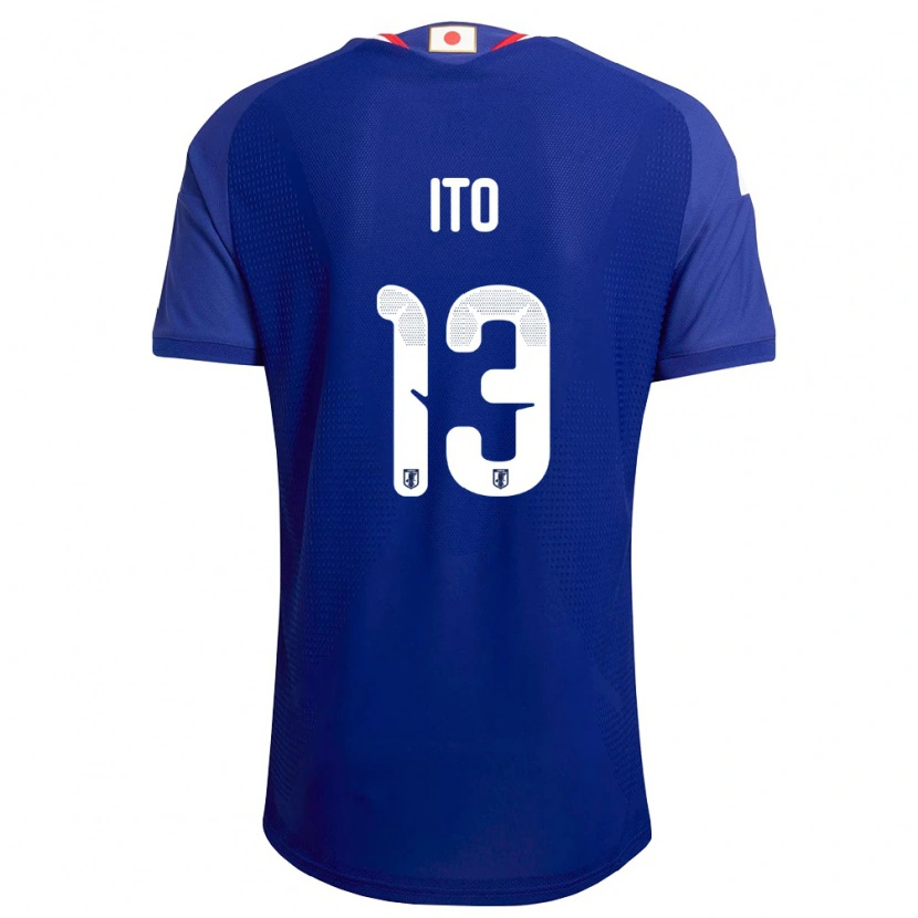 Danxen Mujer Camiseta Japón Ko Ito #13 Azul Blanco Rojo 1ª Equipación 26-28 La Camisa México