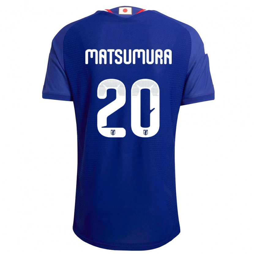 Danxen Mujer Camiseta Japón Yuta Matsumura #20 Azul Blanco Rojo 1ª Equipación 26-28 La Camisa México