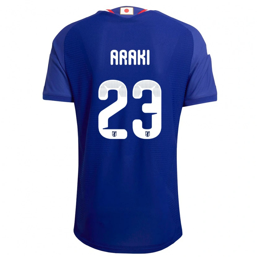 Danxen Mujer Camiseta Japón Rui Araki #23 Azul Blanco Rojo 1ª Equipación 26-28 La Camisa México