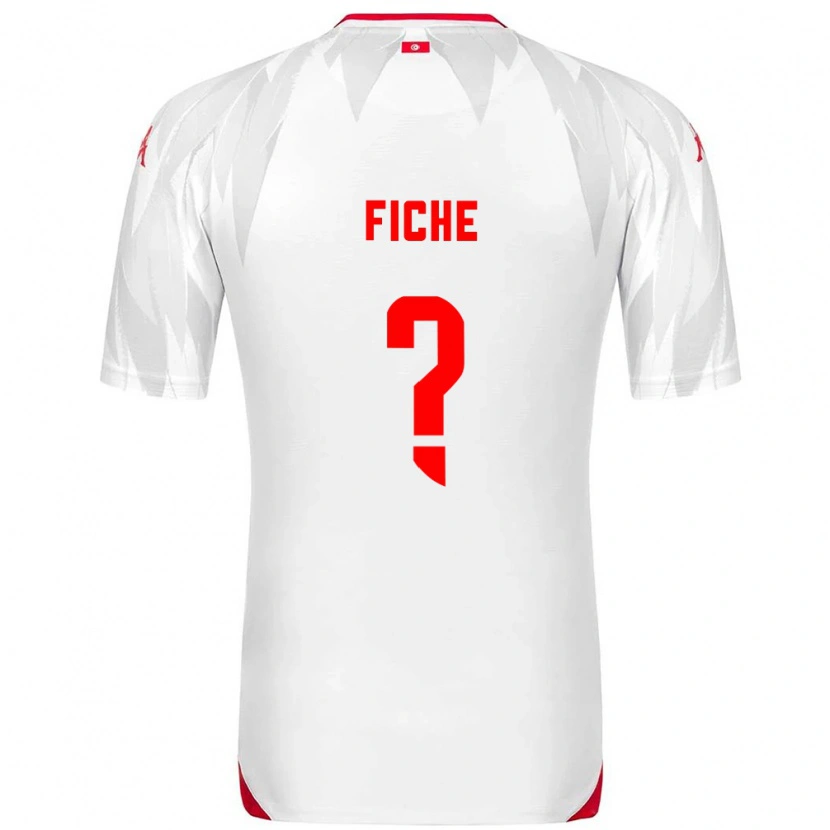 Danxen Mujer Camiseta Túnez Anis Fiche #0 Blanco Rojo 1ª Equipación 26-28 La Camisa México