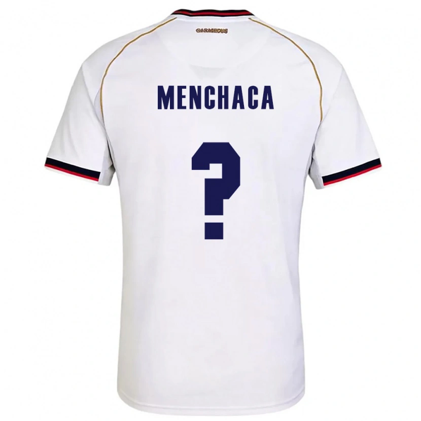 Danxen Mujer Camiseta Panamá Yamell Menchaca #0 Blanco Rojo 2ª Equipación 26-28 La Camisa México