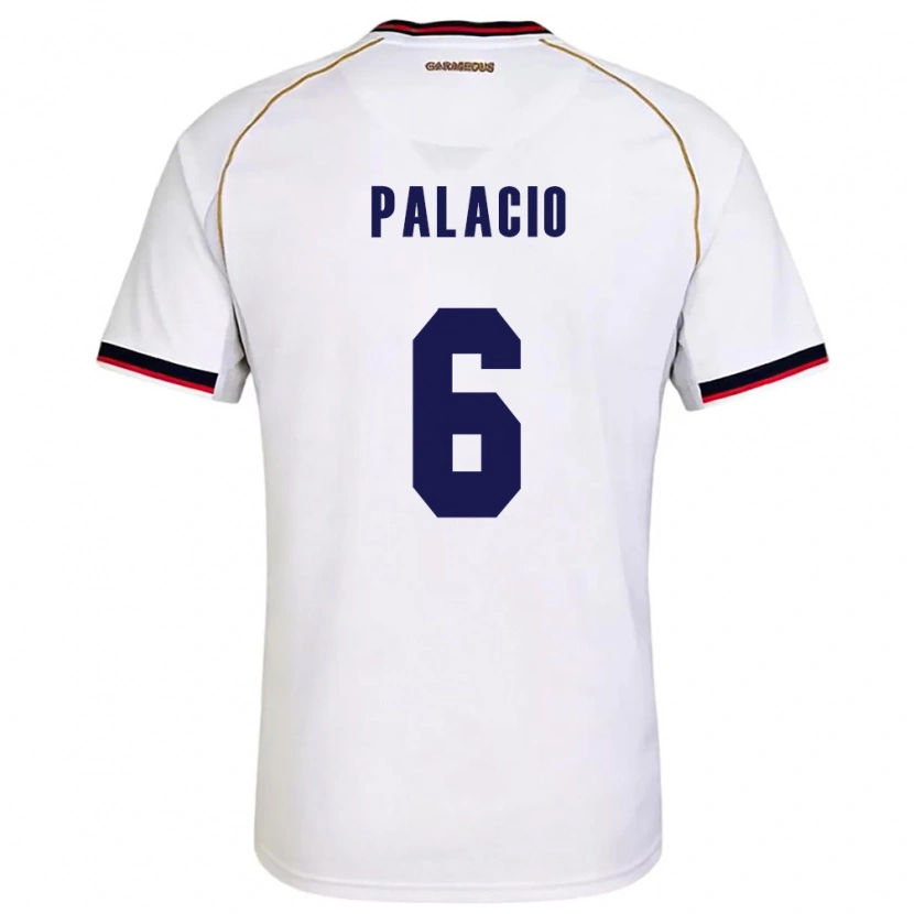 Danxen Mujer Camiseta Panamá Yamileth Palacio #6 Blanco Rojo 2ª Equipación 26-28 La Camisa México