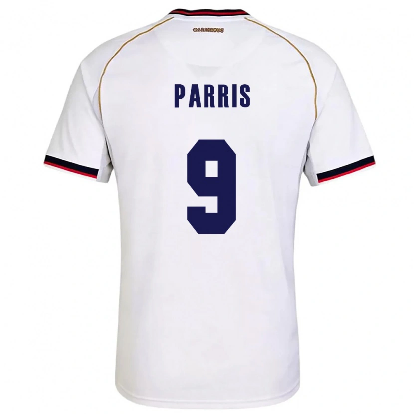 Danxen Mujer Camiseta Panamá Katherine Parris #9 Blanco Rojo 2ª Equipación 26-28 La Camisa México