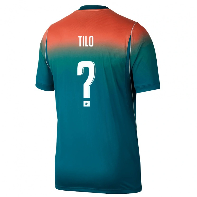 Danxen Mujer Camiseta Australia Gabriel Tilo #0 Verde Rosa 2ª Equipación 26-28 La Camisa México