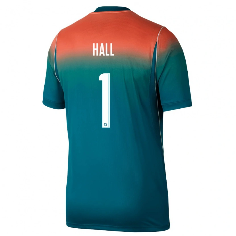 Danxen Mujer Camiseta Australia Steven Hall #1 Verde Rosa 2ª Equipación 26-28 La Camisa México