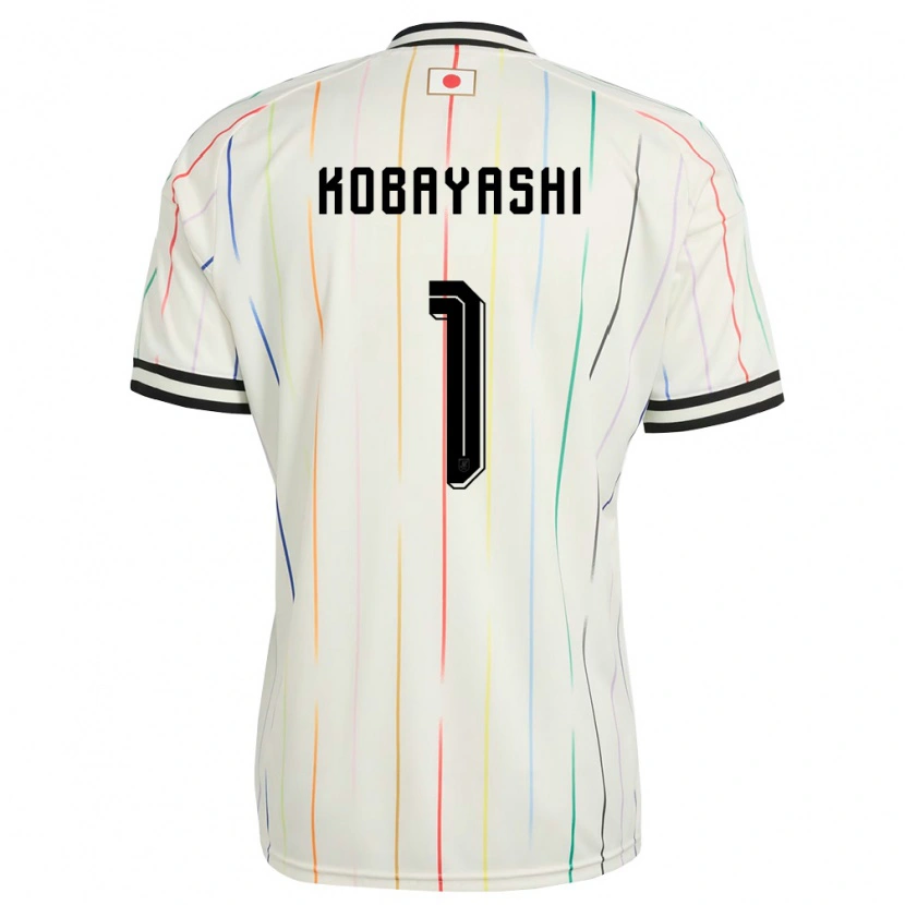 Danxen Mujer Camiseta Japón Masataka Kobayashi #1 Blanco Negro 2ª Equipación 26-28 La Camisa México