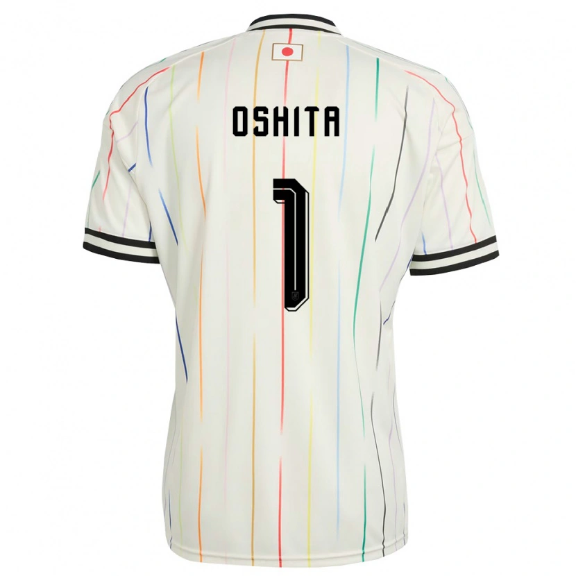 Danxen Mujer Camiseta Japón Kosei Oshita #1 Blanco Negro 2ª Equipación 26-28 La Camisa México