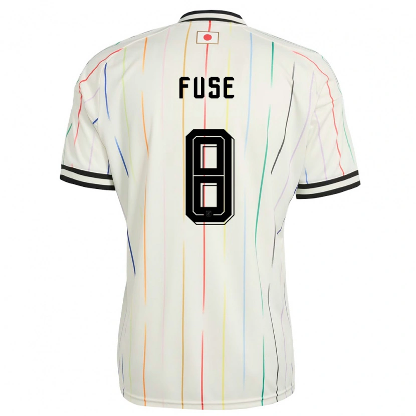 Danxen Mujer Camiseta Japón Katsuma Fuse #8 Blanco Negro 2ª Equipación 26-28 La Camisa México