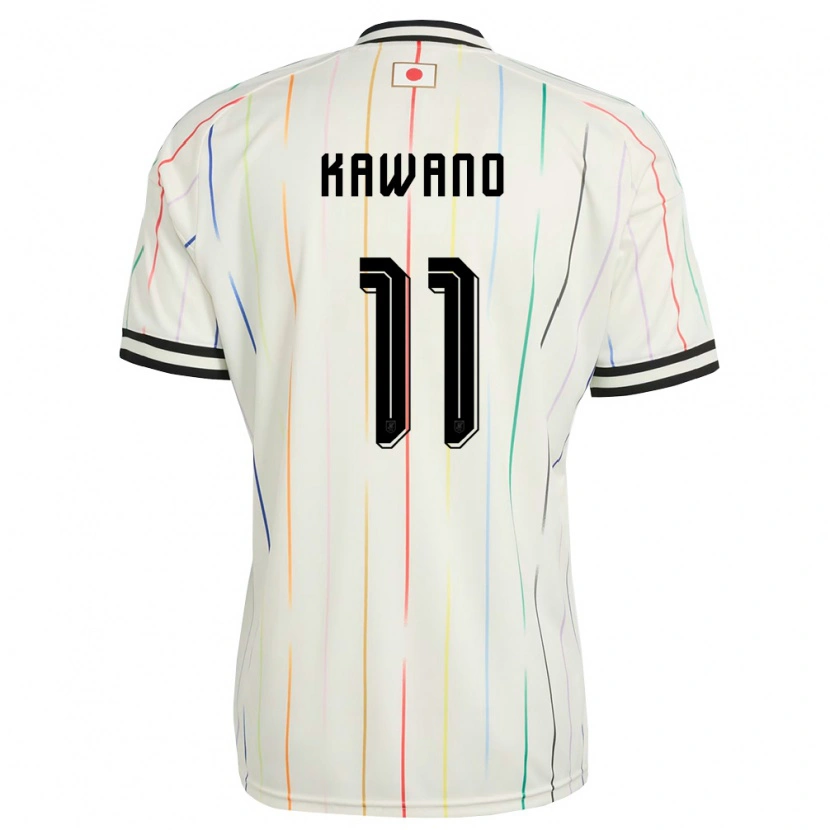 Danxen Mujer Camiseta Japón Sho Kawano #11 Blanco Negro 2ª Equipación 26-28 La Camisa México