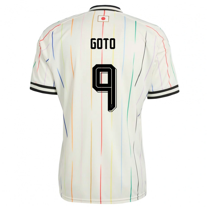 Danxen Mujer Camiseta Japón Keisuke Goto #9 Blanco Negro 2ª Equipación 26-28 La Camisa México