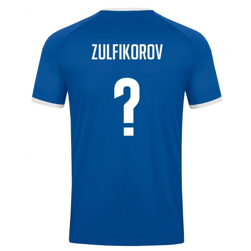 Danxen Niño Camiseta Uzbekistán Khojiakbar Zulfikorov #0 Azul Real Blanco 1ª Equipación 26-28 La Camisa México