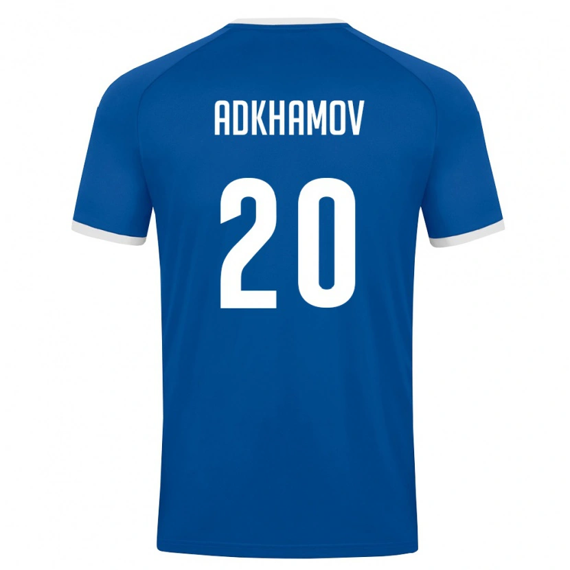 Danxen Niño Camiseta Uzbekistán Mukhammadali Adkhamov #20 Azul Real Blanco 1ª Equipación 26-28 La Camisa México
