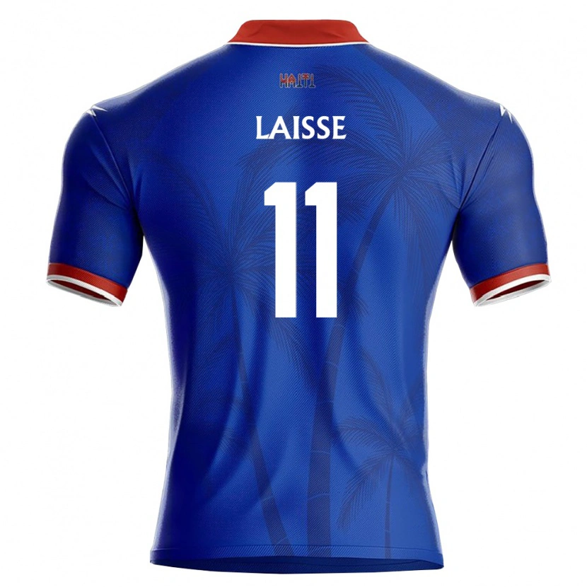 Danxen Niño Camiseta Haití Emerson Laïssé #11 Azul Rojo Blanco 1ª Equipación 26-28 La Camisa México