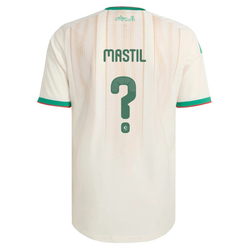 Danxen Niño Camiseta Argelia Melvin Mastil #0 Marfil Verde Rojo 1ª Equipación 26-28 La Camisa México