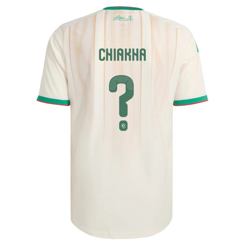 Danxen Niño Camiseta Argelia Amin Chiakha #0 Marfil Verde Rojo 1ª Equipación 26-28 La Camisa México