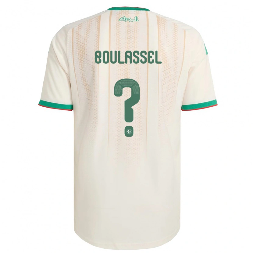 Danxen Niño Camiseta Argelia Wassim Boulassel #0 Marfil Verde Rojo 1ª Equipación 26-28 La Camisa México