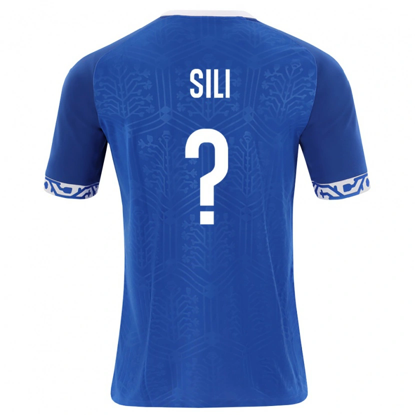 Danxen Niño Camiseta Moldavia Nichita Sili #0 Azul Real Blanco 1ª Equipación 26-28 La Camisa México