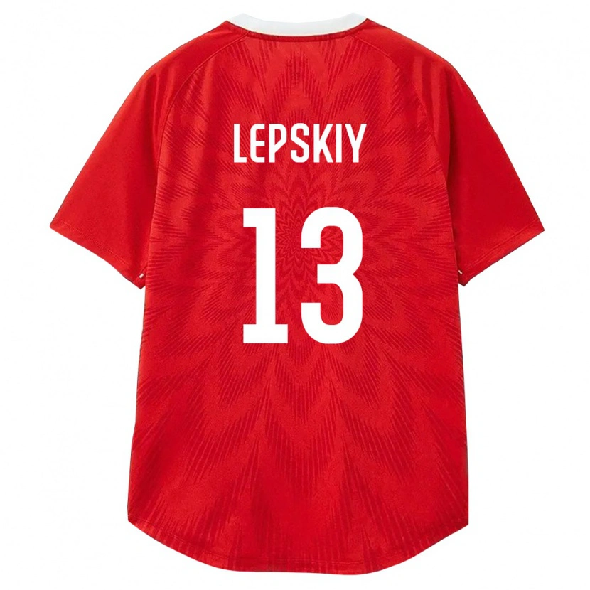 Danxen Niño Camiseta Rusia Ivan Lepskiy #13 Rojo Blanco Marrón 1ª Equipación 26-28 La Camisa México