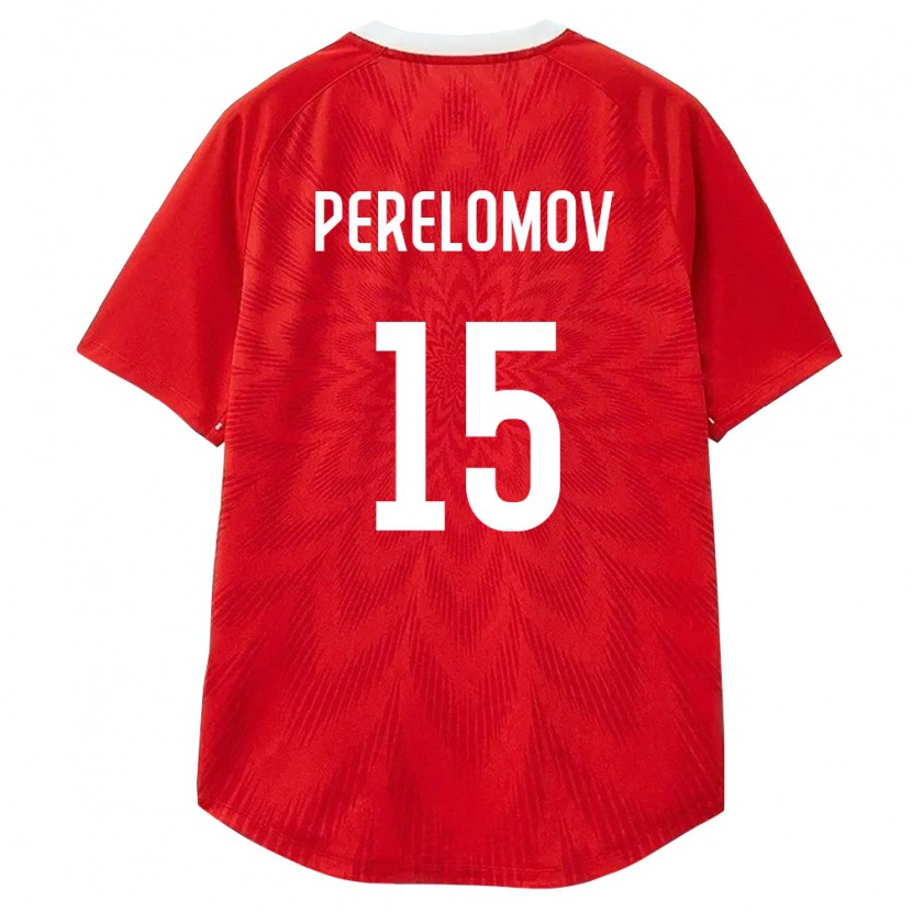 Danxen Niño Camiseta Rusia Ivan Perelomov #15 Rojo Blanco Marrón 1ª Equipación 26-28 La Camisa México