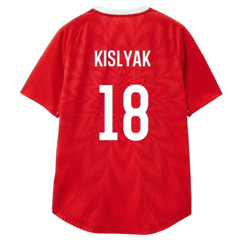 Danxen Niño Camiseta Rusia Matvey Kislyak #18 Rojo Blanco Marrón 1ª Equipación 26-28 La Camisa México