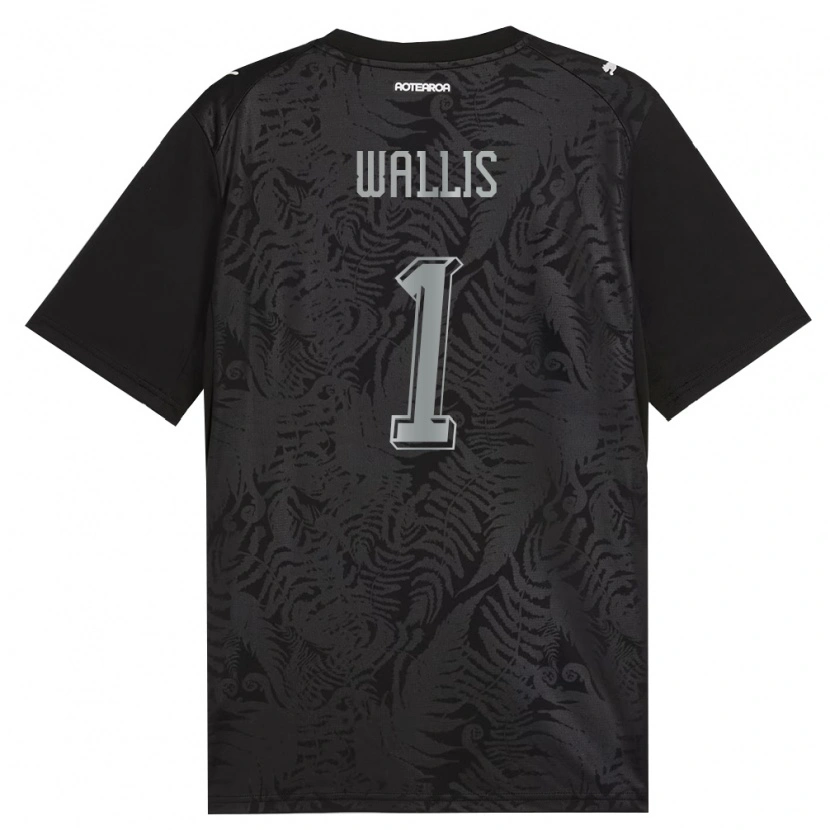 Danxen Niño Camiseta Nueva Zelanda Joe Wallis #1 Blanco Negro Gris 1ª Equipación 26-28 La Camisa México