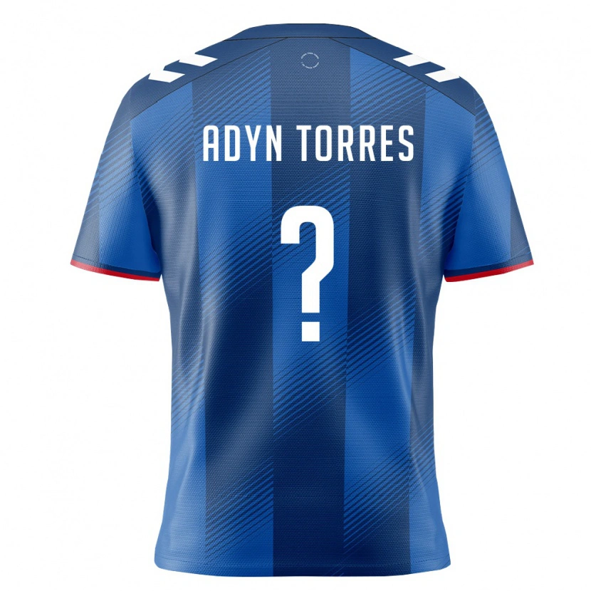 Danxen Niño Camiseta Puerto Rico Adyn Torres #0 Azul Real Rojo Blanco 1ª Equipación 26-28 La Camisa México