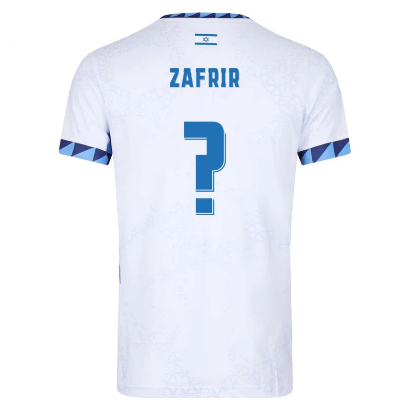Danxen Niño Camiseta Israel Raz Zafrir #0 Blanco Azul Claro 1ª Equipación 26-28 La Camisa México