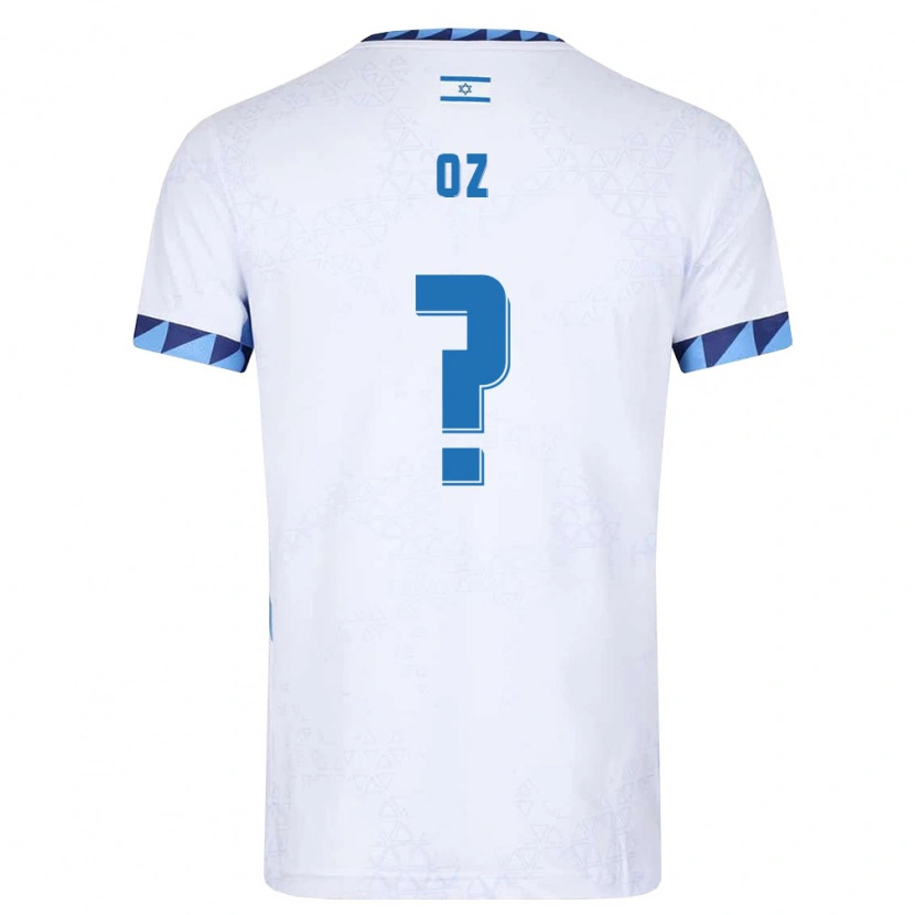 Danxen Niño Camiseta Israel Yehonatan Oz #0 Blanco Azul Claro 1ª Equipación 26-28 La Camisa México