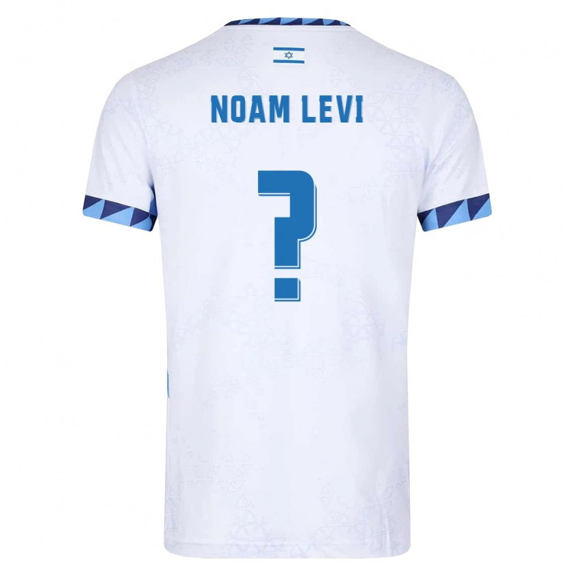 Danxen Niño Camiseta Israel Noam Levi #0 Blanco Azul Claro 1ª Equipación 26-28 La Camisa México