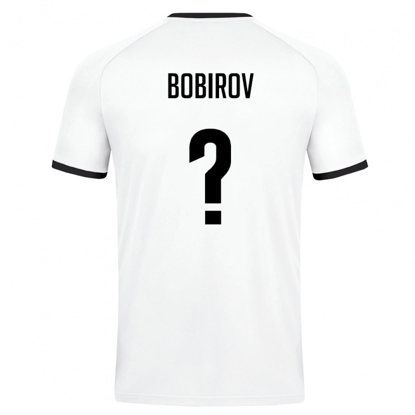 Danxen Niño Camiseta Uzbekistán Abdulaziz Bobirov #0 Blanco Verde Oscuro 2ª Equipación 26-28 La Camisa México