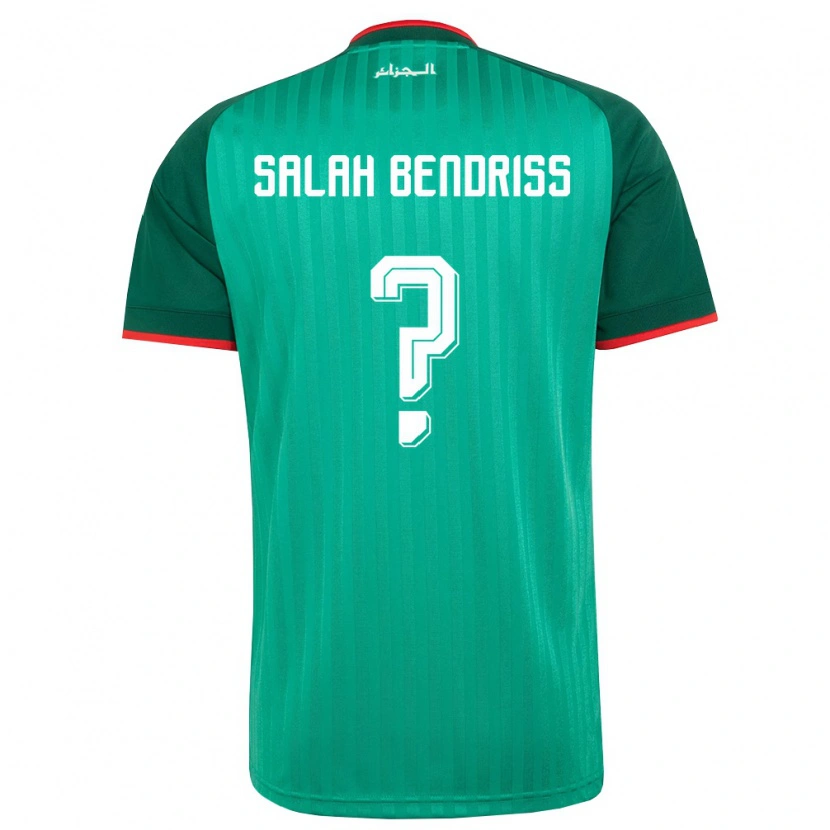 Danxen Niño Camiseta Argelia Kaïs Salah Bendriss #0 Verde Rojo Blanco 2ª Equipación 26-28 La Camisa México