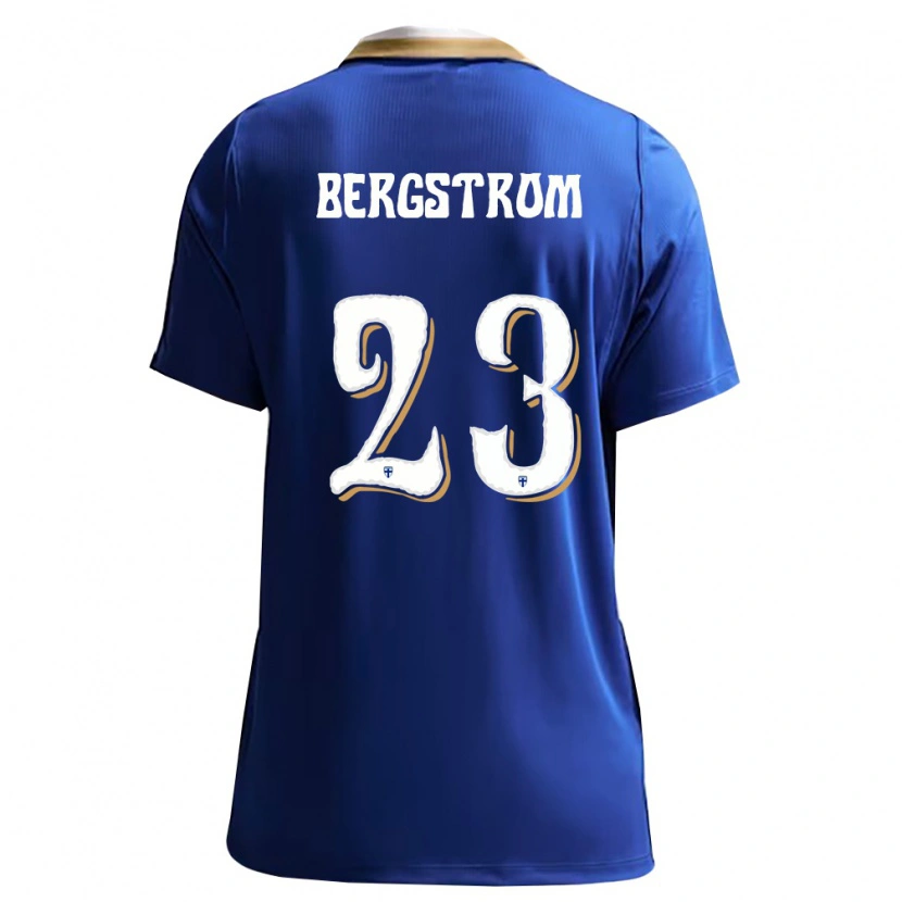 Danxen Niño Camiseta Finlandia Lucas Bergström #23 Azul Blanco 2ª Equipación 26-28 La Camisa México