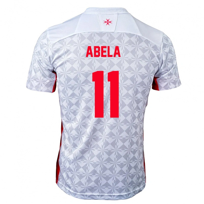 Danxen Niño Camiseta Malta Lyon Abela #11 Gris Blanco Rojo 2ª Equipación 26-28 La Camisa México