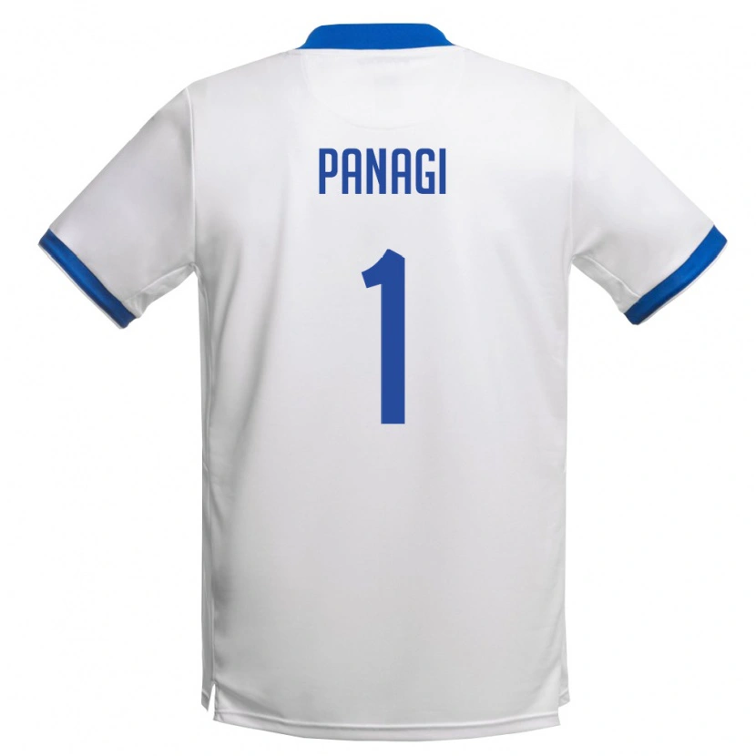 Danxen Niño Camiseta Chipre Stavros Panagi #1 Blanco Azul Real 2ª Equipación 26-28 La Camisa México