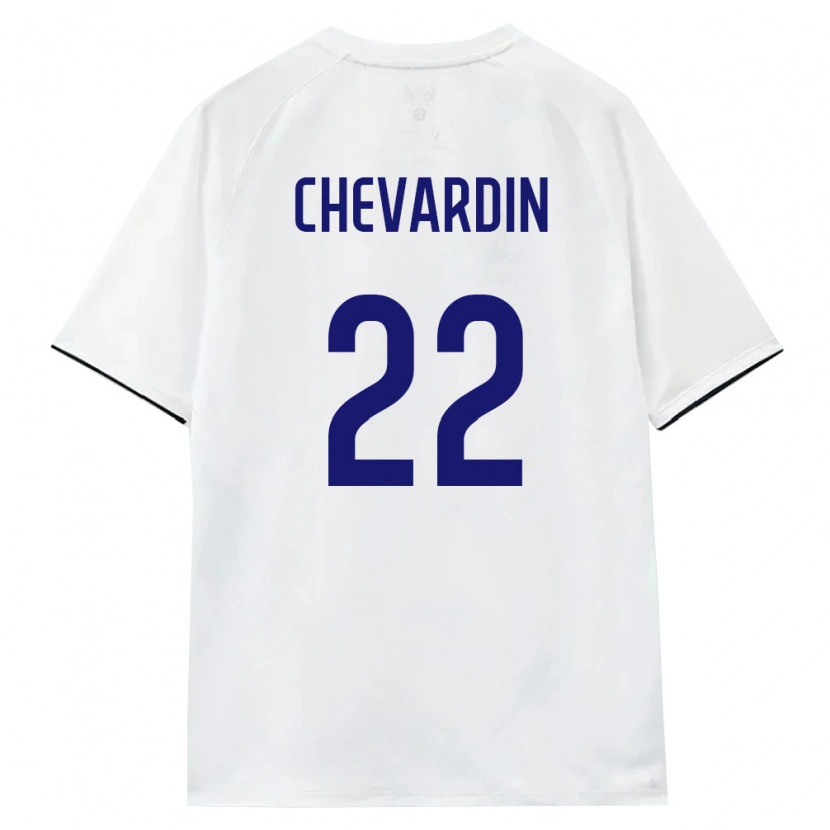 Danxen Niño Camiseta Rusia Daniil Chevardin #22 Blanco Marrón Negro 2ª Equipación 26-28 La Camisa México