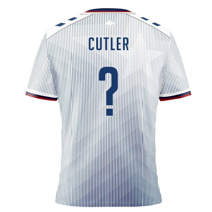 Danxen Niño Camiseta Puerto Rico André Cutler #0 Azul Real Blanco 2ª Equipación 26-28 La Camisa México