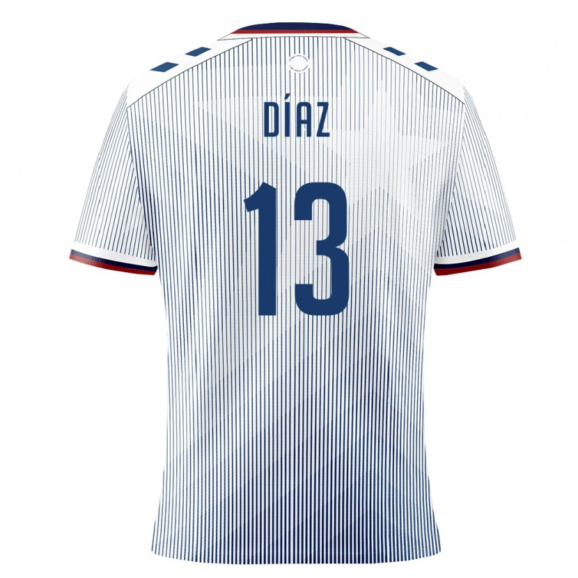Danxen Niño Camiseta Puerto Rico Gerald Díaz #13 Azul Real Blanco 2ª Equipación 26-28 La Camisa México
