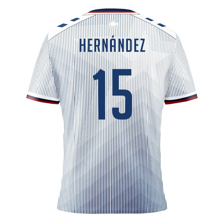 Danxen Niño Camiseta Puerto Rico Dereck Hernández #15 Azul Real Blanco 2ª Equipación 26-28 La Camisa México