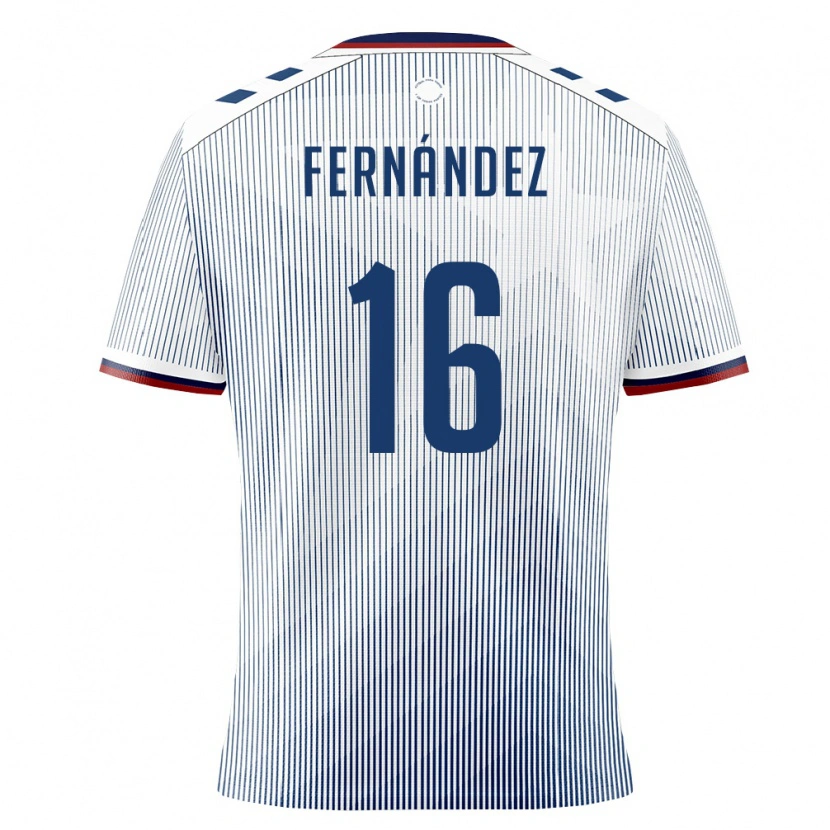 Danxen Niño Camiseta Puerto Rico André Fernández #16 Azul Real Blanco 2ª Equipación 26-28 La Camisa México