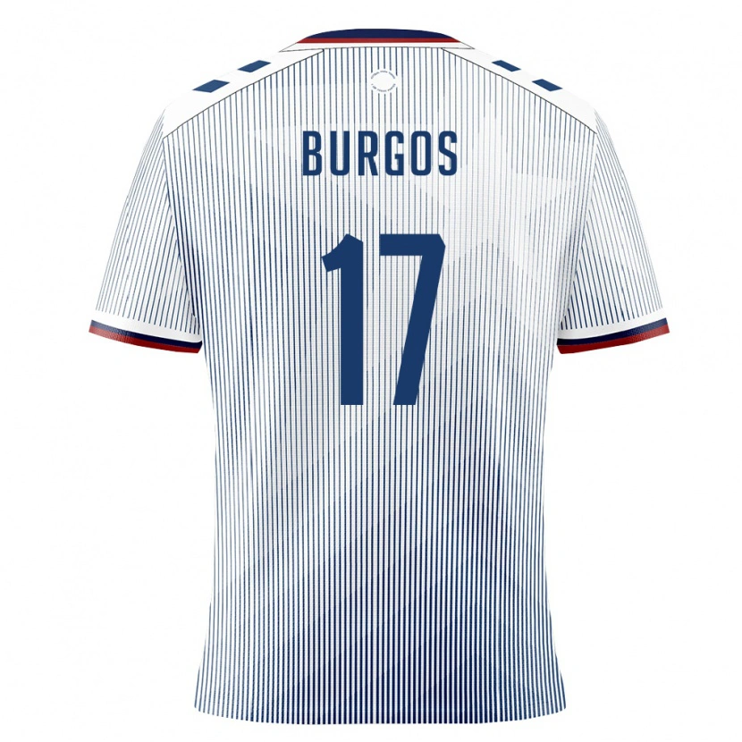 Danxen Niño Camiseta Puerto Rico Adrián Burgos #17 Azul Real Blanco 2ª Equipación 26-28 La Camisa México