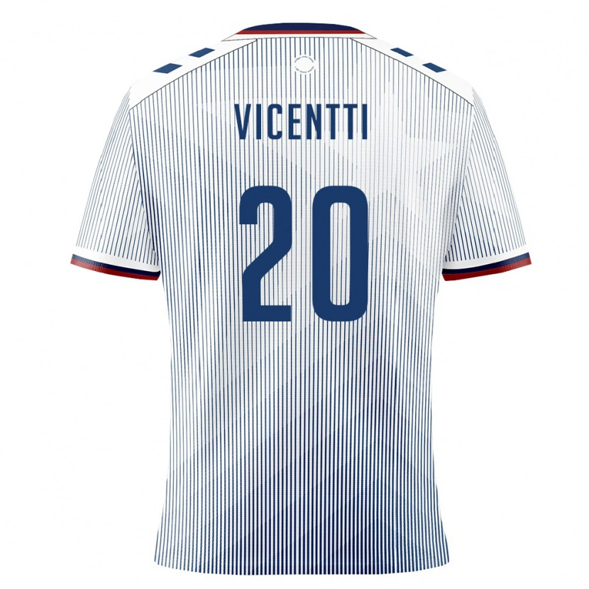 Danxen Niño Camiseta Puerto Rico Isaiah Vicentti #20 Azul Real Blanco 2ª Equipación 26-28 La Camisa México