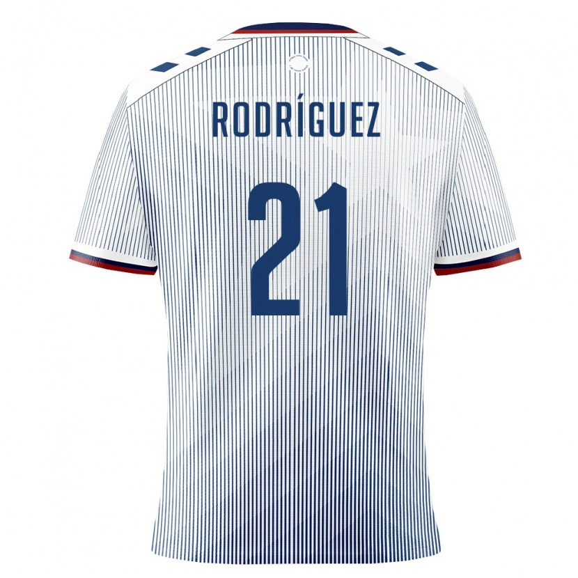 Danxen Niño Camiseta Puerto Rico Jomar Rodríguez #21 Azul Real Blanco 2ª Equipación 26-28 La Camisa México