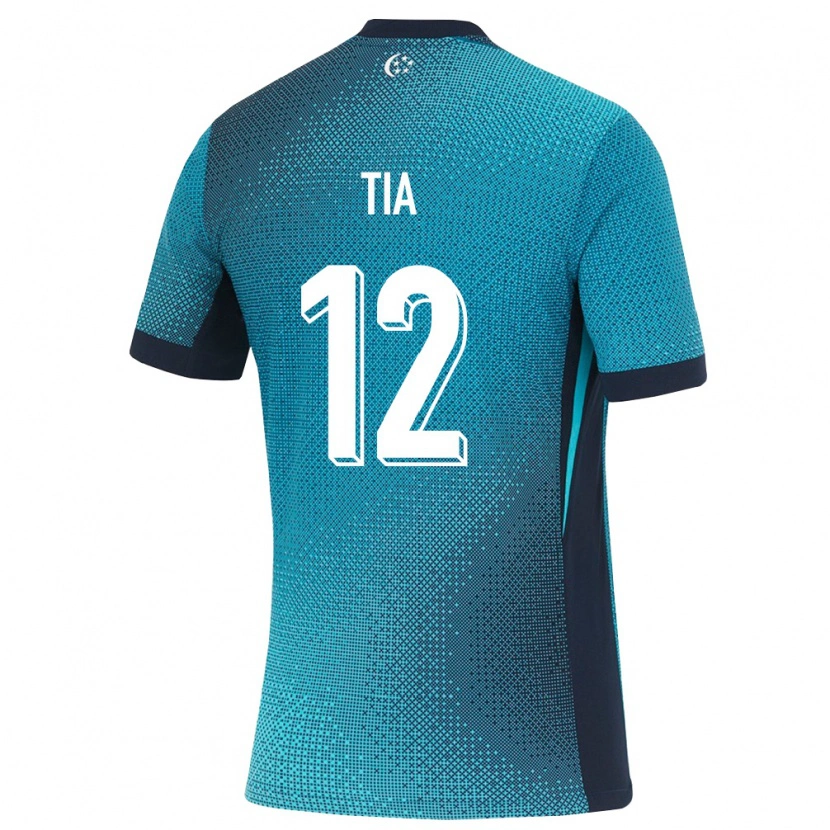 Danxen Niño Camiseta Singapur Sunny Tia #12 Turquesa Oscuro Negro 2ª Equipación 26-28 La Camisa México