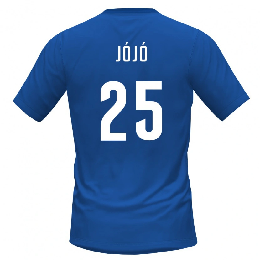 Danxen Hombre Camiseta Cabo Verde Jójó #25 Azul Real Rojo 1ª Equipación 26-28 La Camisa México